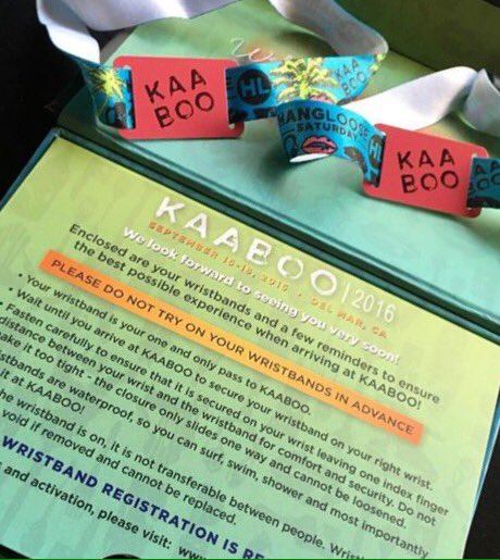 THEHUSHband's tweet photo. Next week #kaaboo! Who's going to Del Mar with us? #MBatKAABOO @Aerosmith @falloutboy @jackjohnson https://t.co/SceBY5G1bV