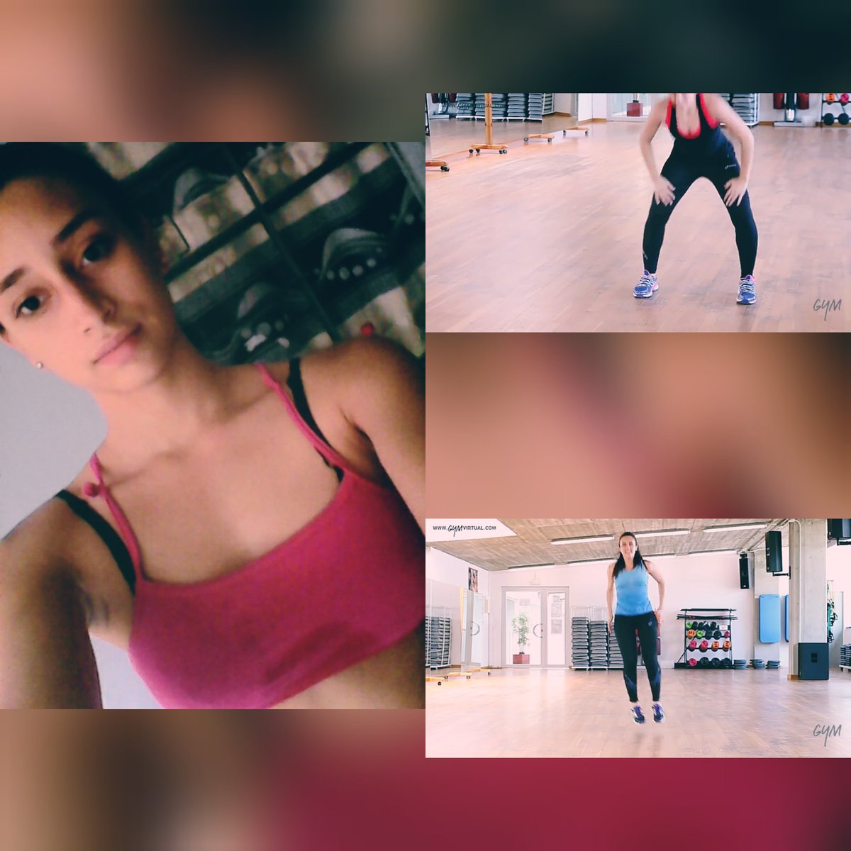 Lucala12077's tweet photo. Rutina de hoy terminada con toda la actitud ✌👊✋ @GymVirtual_com @ypct_com https://t.co/l0cq1aBLF1