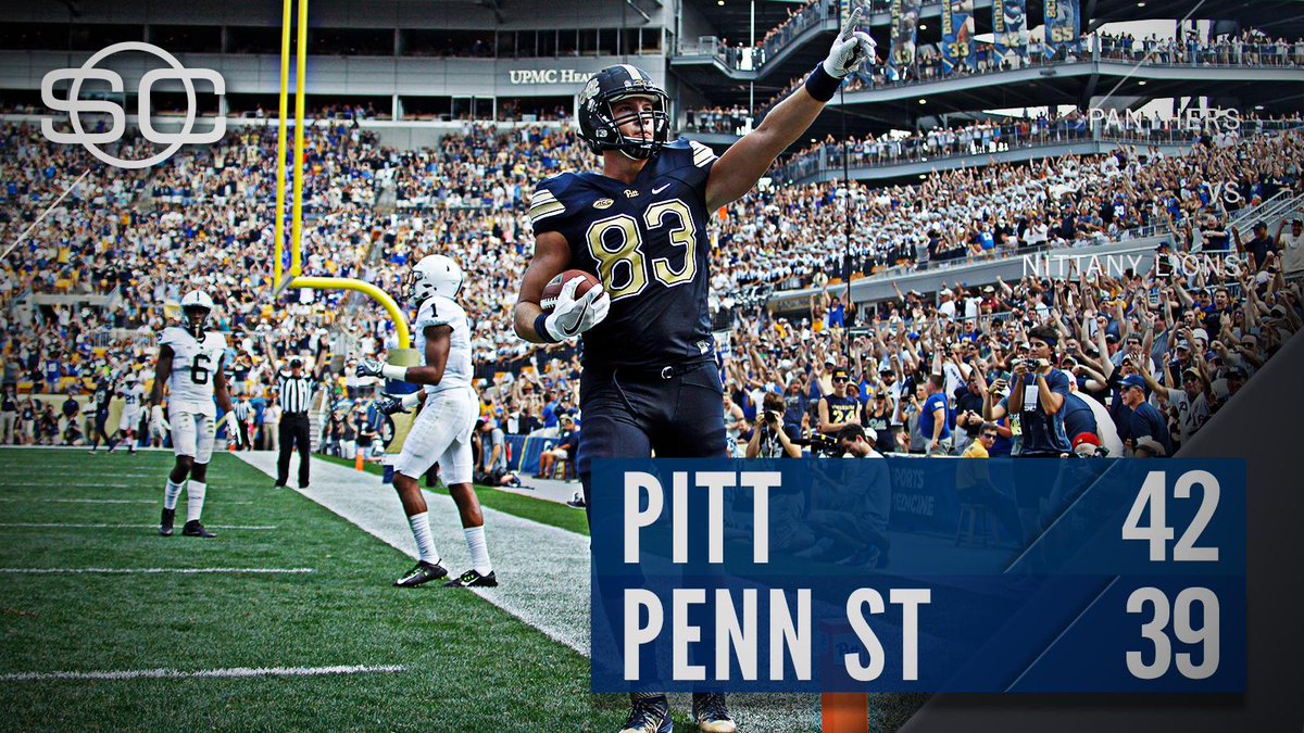 What. A. Game. Pitt takes down rival Penn State in the renewed rivalry