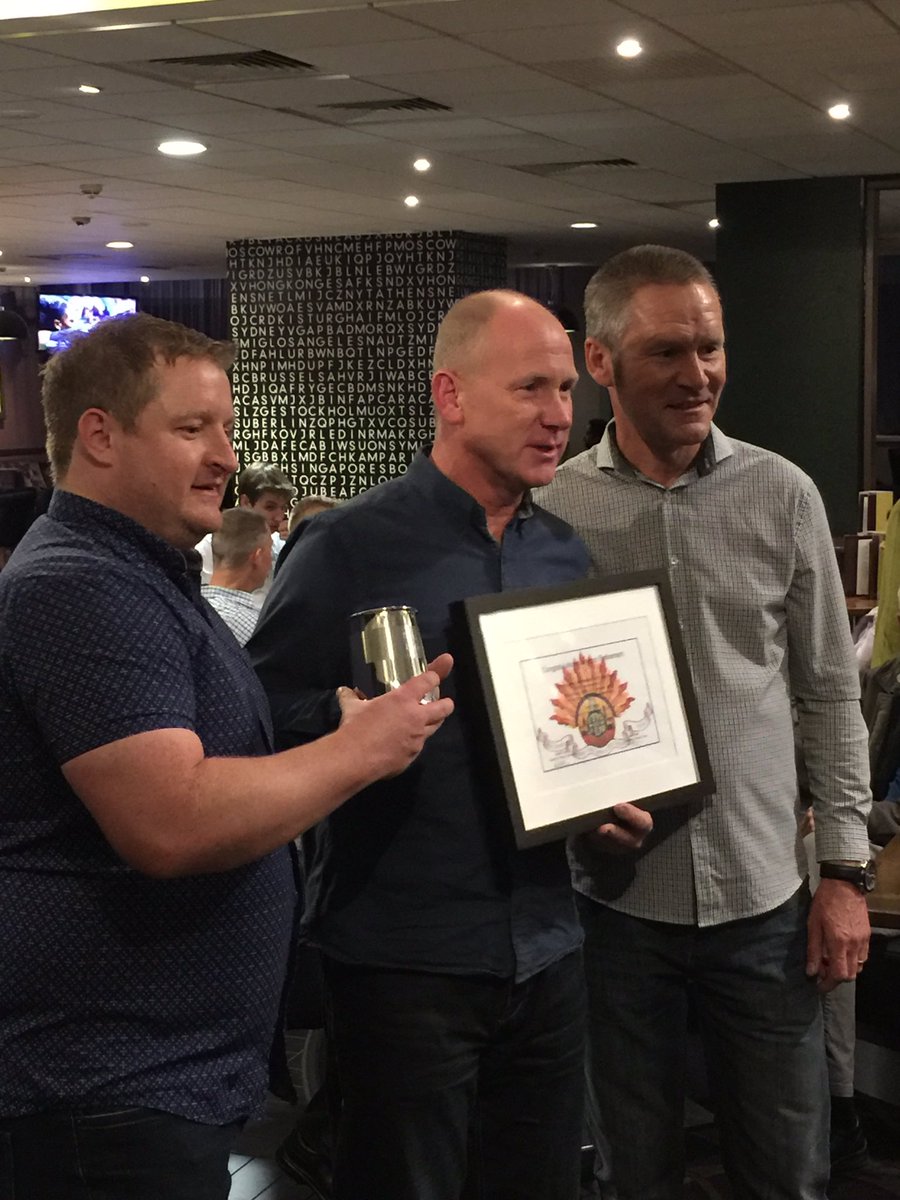 And another member receiving his certificate a few months late, congratulations to Terry Healey.