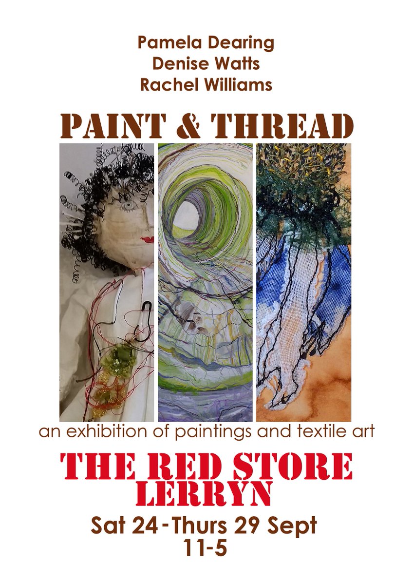 wattstrading's tweet photo. I am excited about my upcoming exhibition at the red Store with Pamela Dearing, and Rachel Williams. please share https://t.co/T1Fipcdwzl