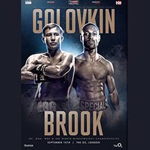 Golovkin v Brook live on tv here tonight #BrookGGG