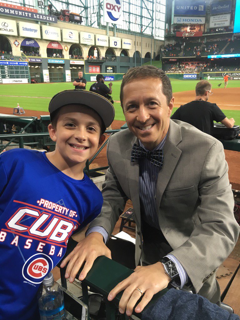 cubbie_ry_14's tweet photo. Fixed! 9/11 bow tie, @Ken_Rosenthal and me. Much better. #BowtiesForACause https://t.co/jz9z2v5O0p