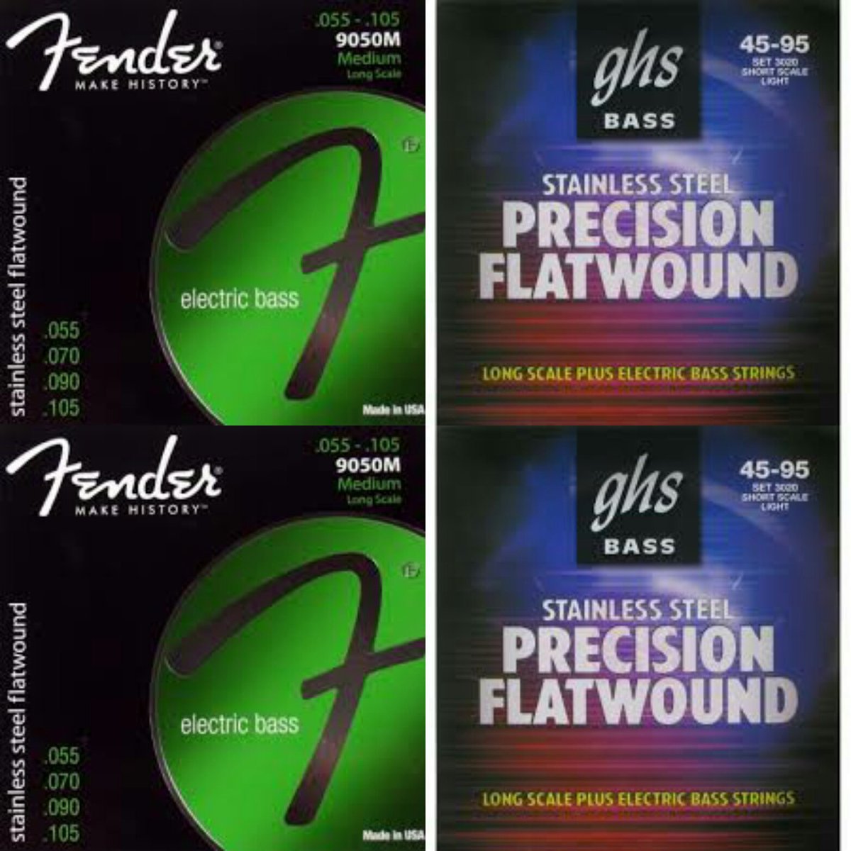 ¿Buscas cuerdas Flatwound? pregunta por nuestro stock disponible de las marcas FENDER y GHS. 👇🤘