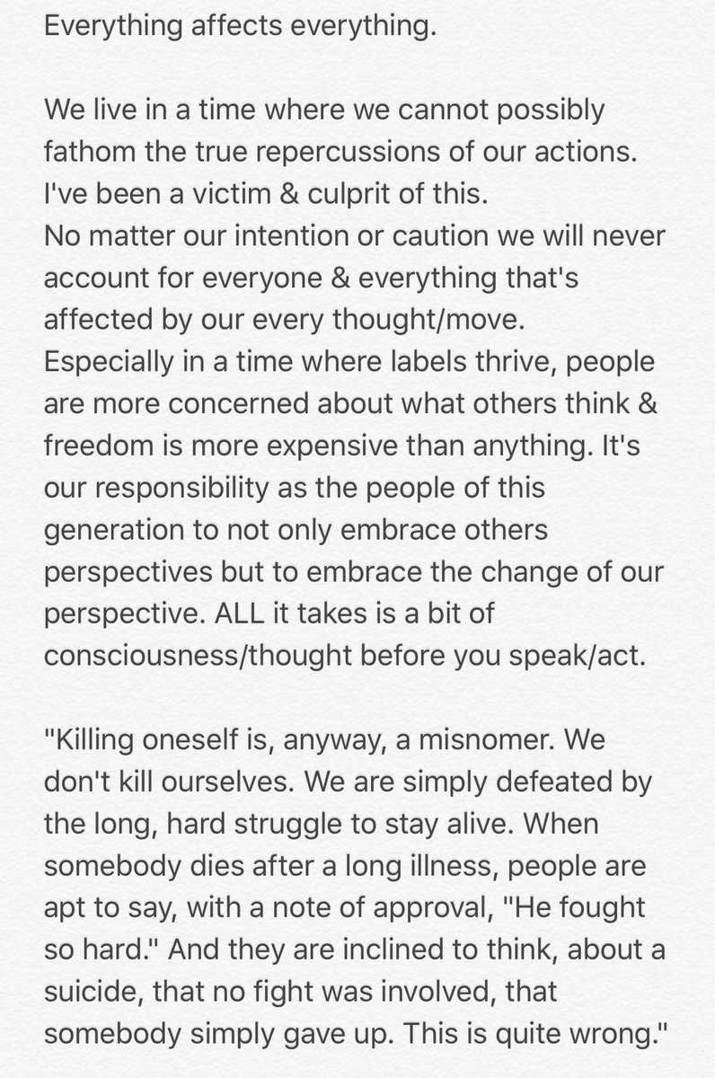 Nashgrier's tweet photo. #WorldSuicidePreventionDay https://t.co/WmWSi8qubg