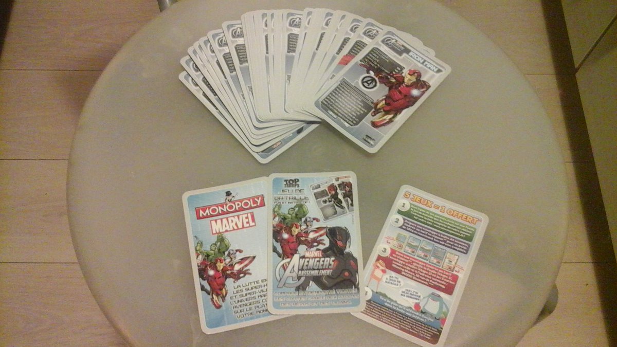 celinecapelle5's tweet photo. #TopTrumps #JeuDeBataille #TesterTout Merci pour ce test de jeu @Avengers mes enfants se sont bien amusés 😉 https://t.co/JvMHqp9WWp