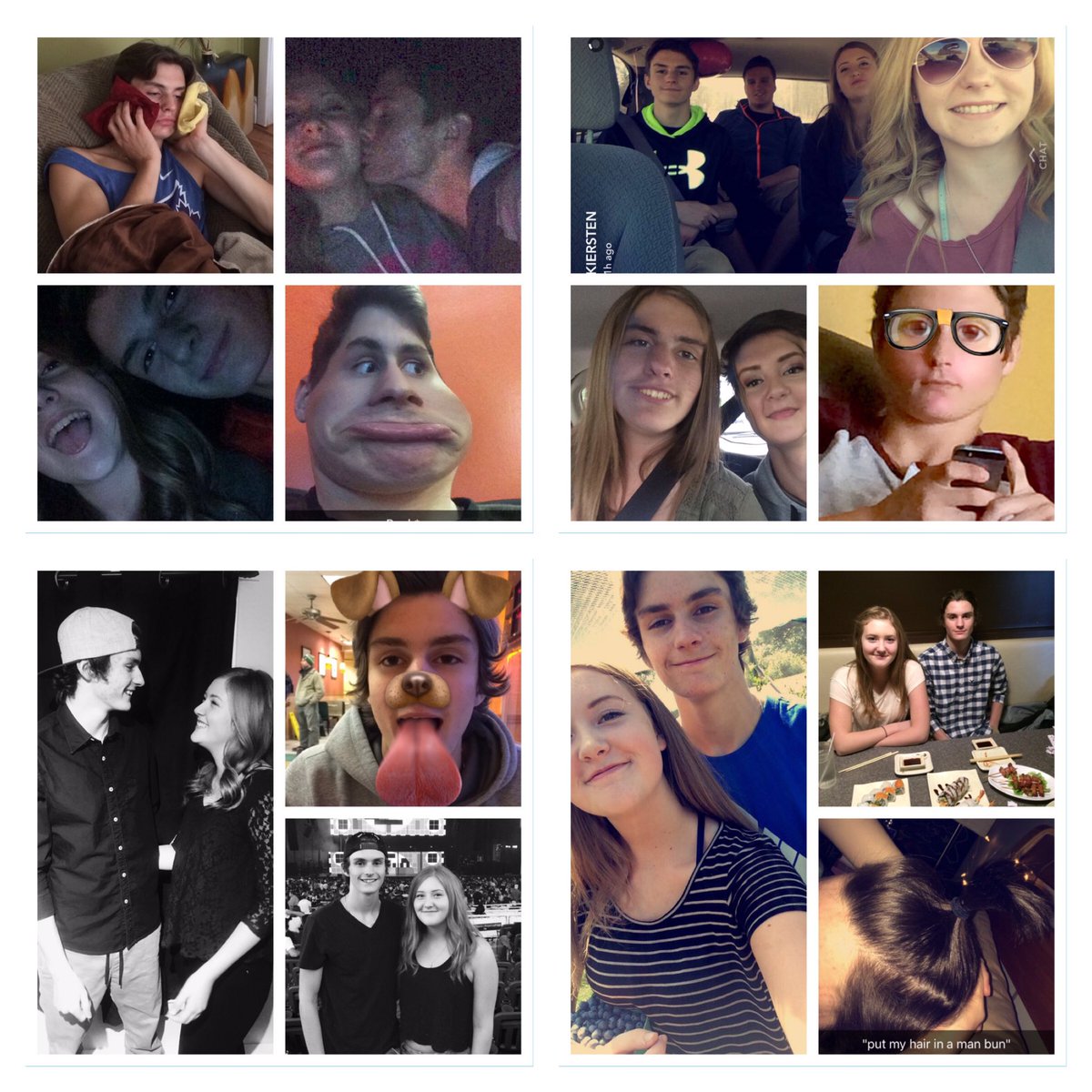 HanHungerford's tweet image. Your birth certificate may say 17 but ik you're actually 7🙃 Love you Ri❤️