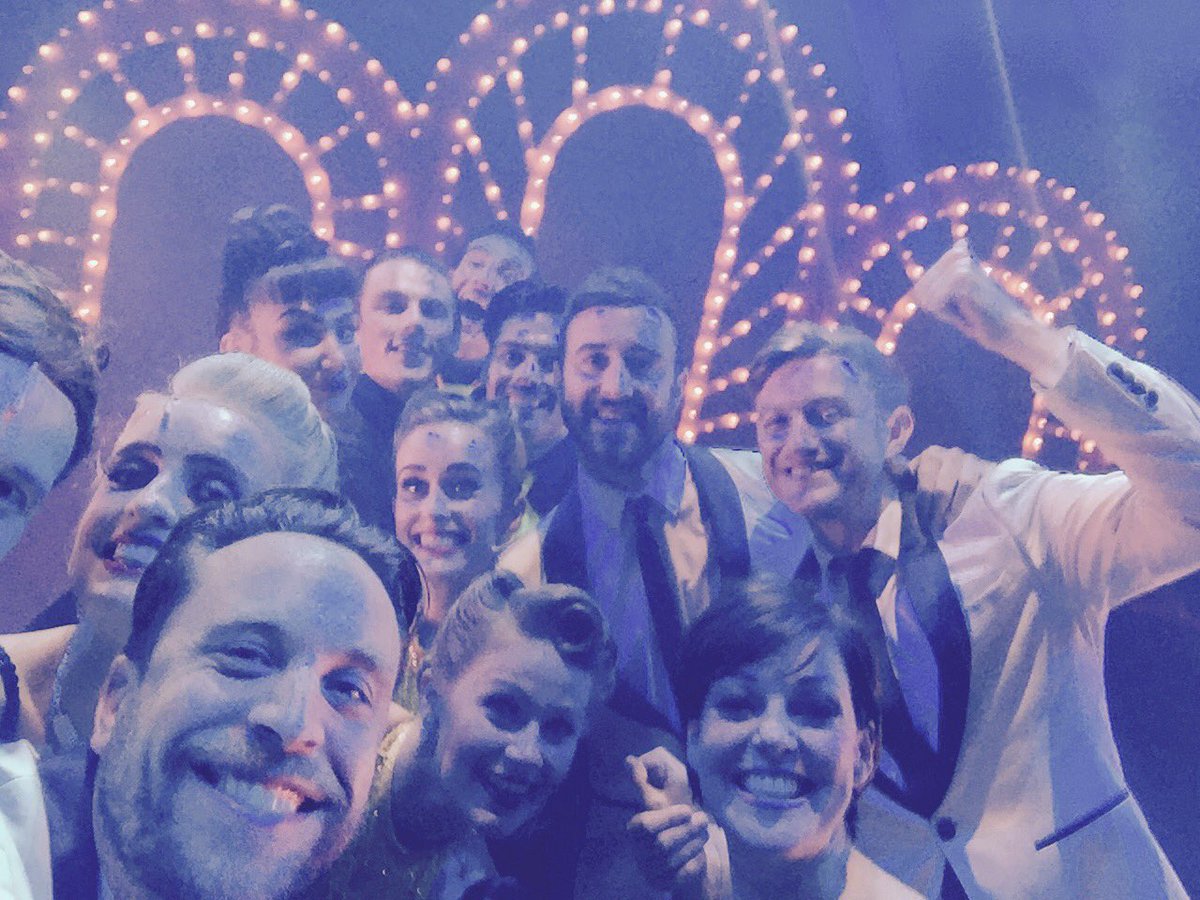 Final photo after final curtain drop with #RuthieHenshall and <a href="/ThatsEntShow/">That's Entertainment</a> cast. It's been a ball. Thanks all. X