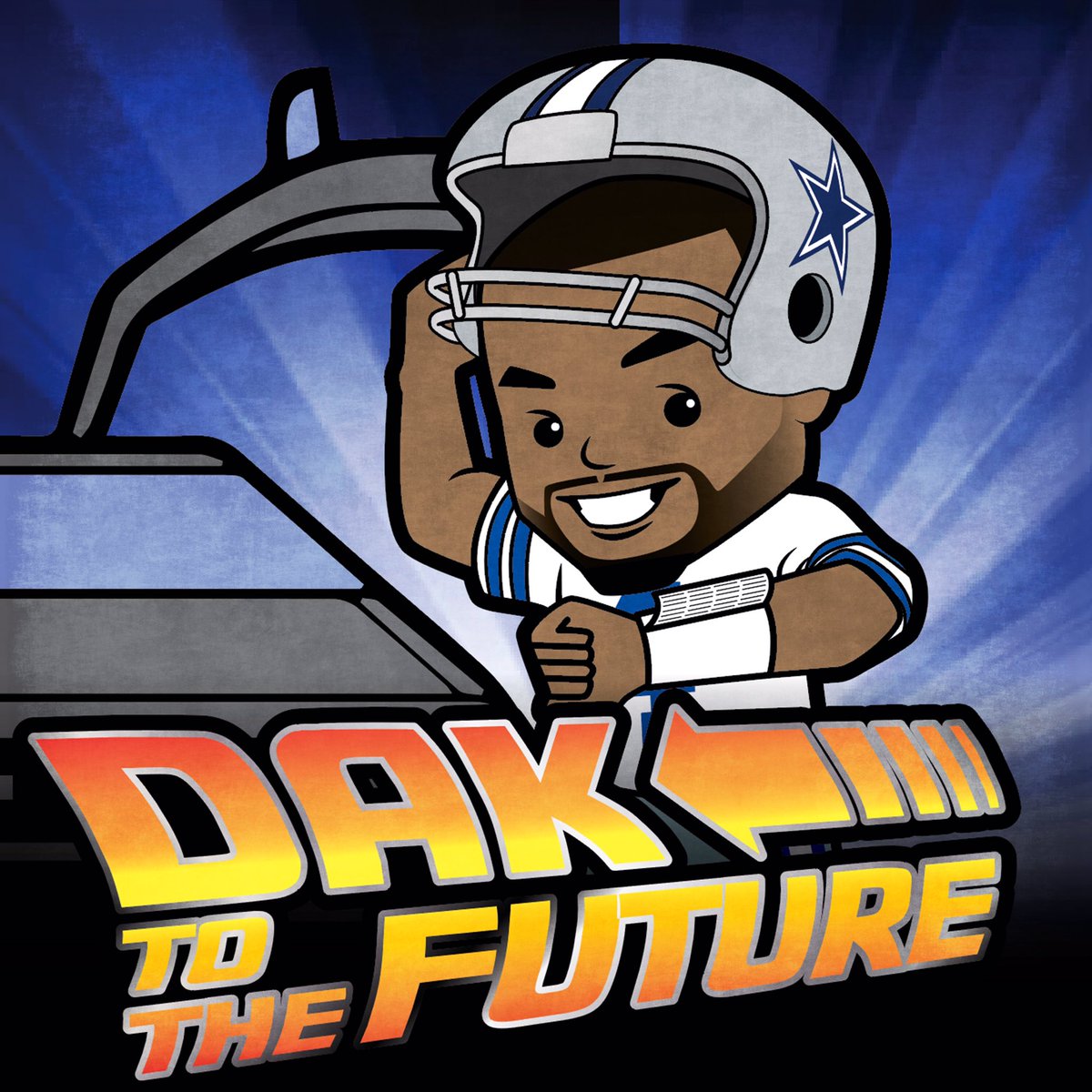Dallas Cowboys Helmet Cartoon