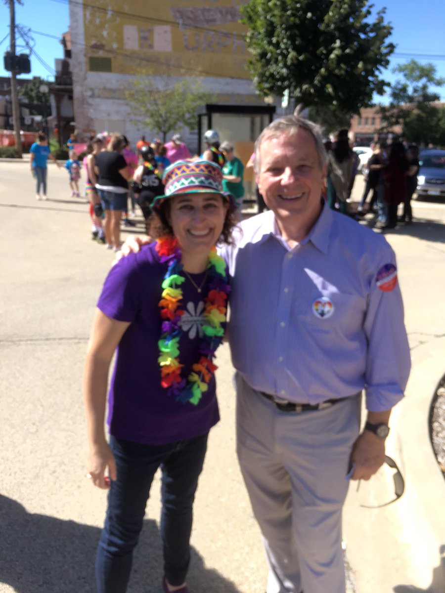 LauraBleill's tweet photo. Me and @SenatorDurbin at #CUPride2016 https://t.co/5u24uZrSZo