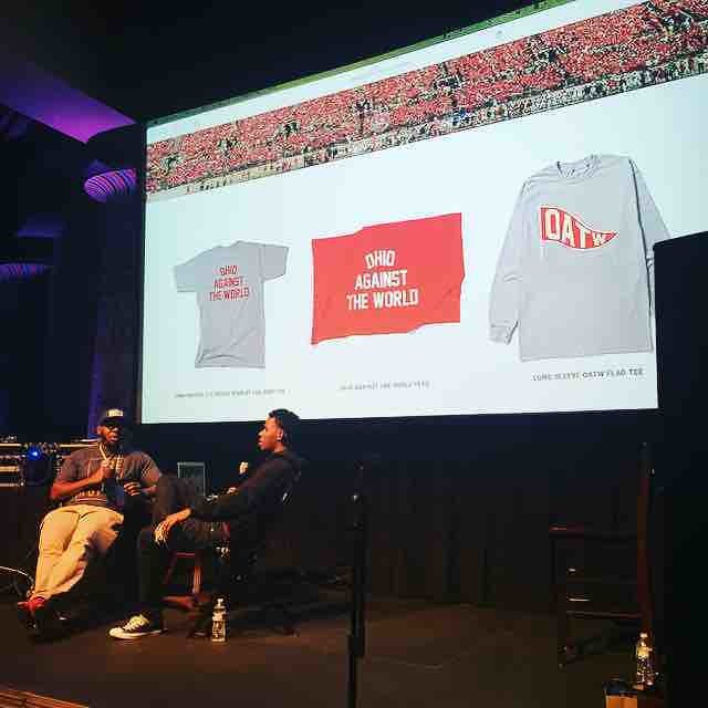 creativeconfest's tweet photo. A conversation with @floydfromtheuniverse of @oatw and CCF co-founder @cfave1 at #CCF5 https://t.co/D3vsPDaVKh https://t.co/mhXFAnJlpw