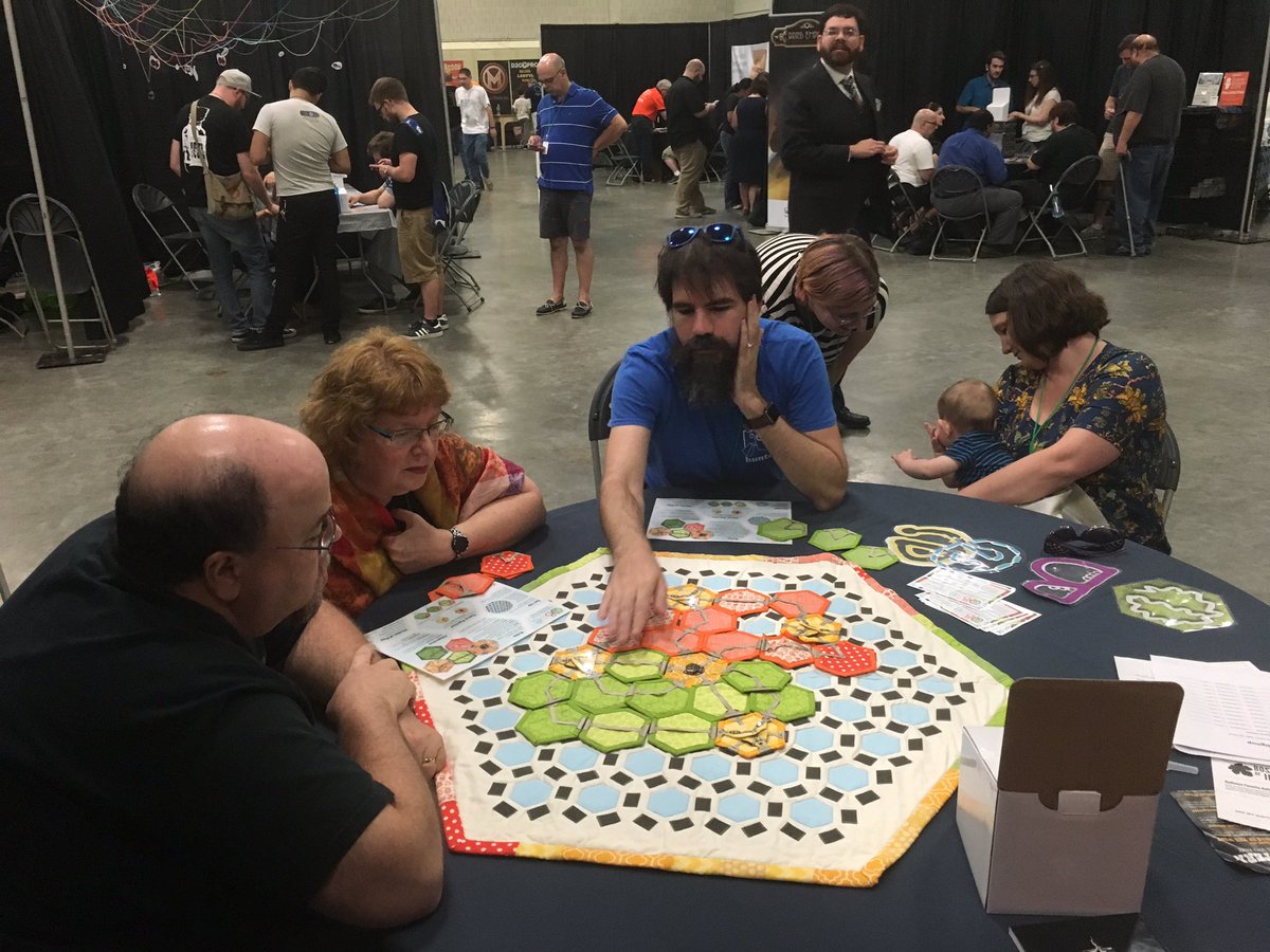 ebeegame's tweet photo. Almost time to wrap up and still going strong! Kudos to @BostonFIG for a great show! https://t.co/DNq0Rw6AII