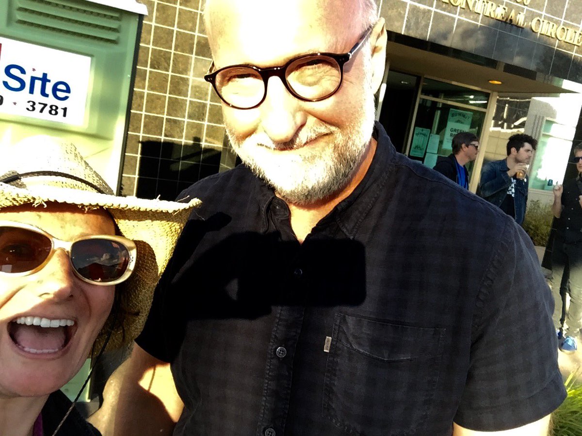pamhillk's tweet photo. Awwww...RT @ellensmojo: Backstage selfie with @bobmouldmusic! #BackyardBash2016 @summitbeer https://t.co/raTymEoEpb