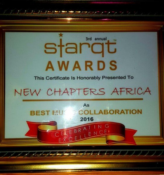 RytahUg's tweet photo. Gongs to @NewChapterAfric #StarqtAwards well done buys #BestCollaboration  @KingWesleyUg https://t.co/nLXDBkffyM