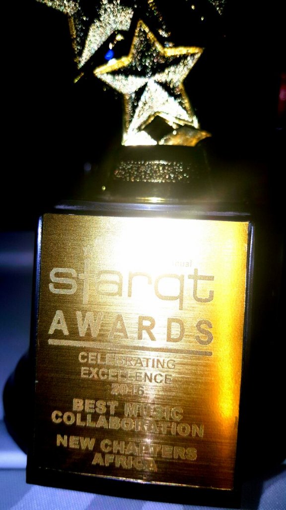 RytahUg's tweet photo. #StarqtAwards congs to @NewChapterAfric #BestCollaboration @KingWesleyUg https://t.co/lCErkbFIeM