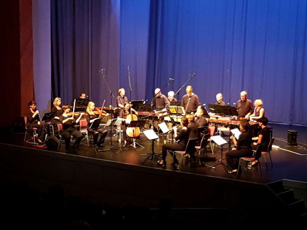 Had the pleasure to play Steve Reich's "Music for 18 Musicians" with the ensemble "in process" yesterday