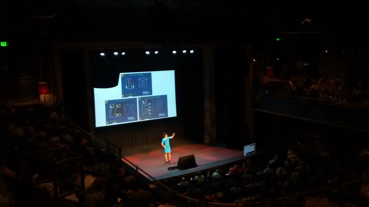 emilycare's tweet image. Star Simpson and her exciting #CircuitClassics based on Forest Mims&apos; diy electronics text at #xoxofest