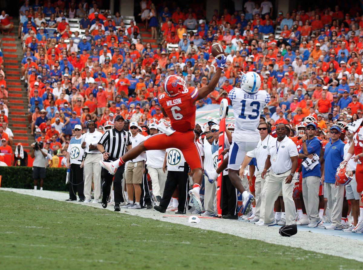 SECNetwork's tweet photo. Quincy Wilson reminding everyone why they call @GatorsFB #DBU. https://t.co/r52SHbn13P