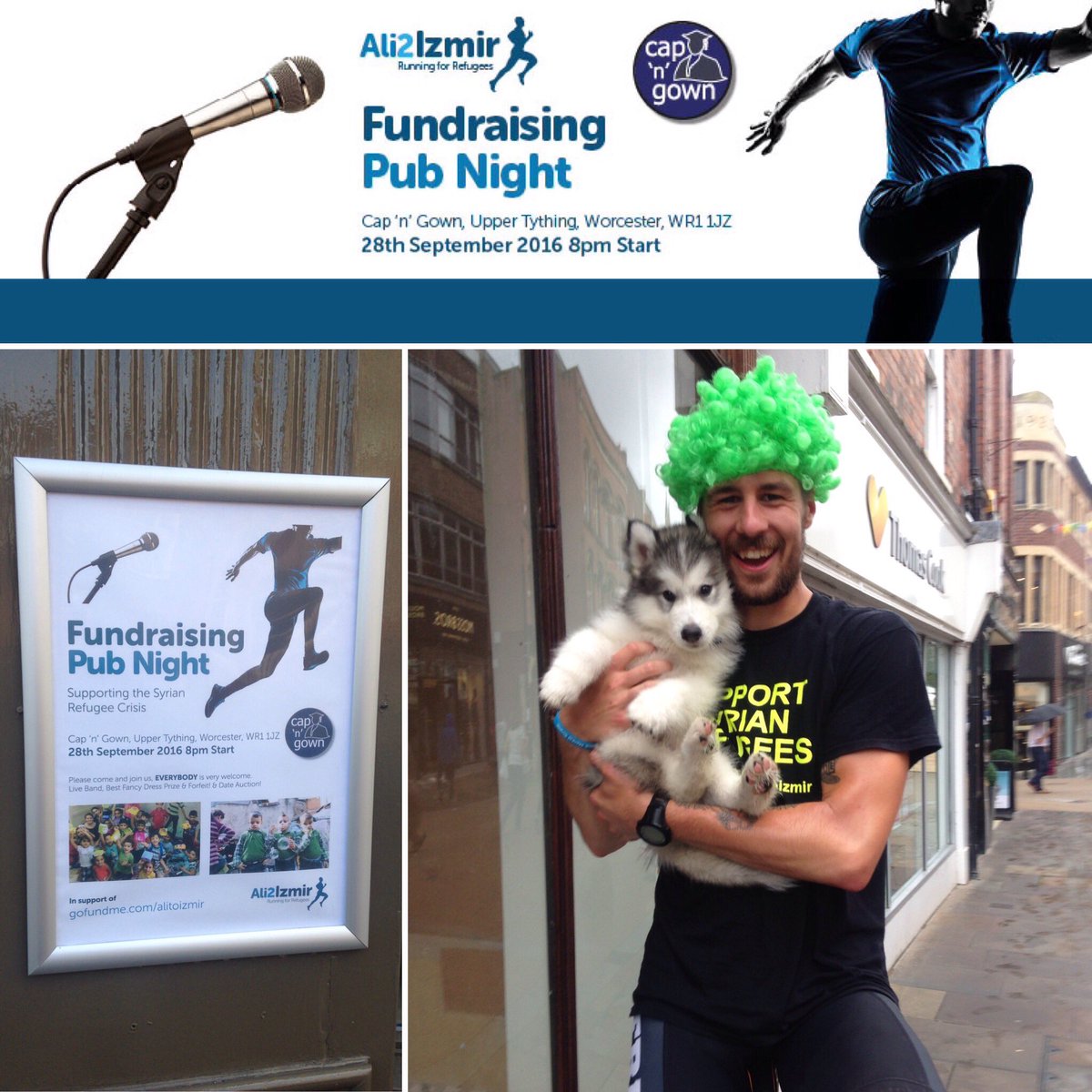 ali2izmir's tweet photo. #Fundraising an amazing £260.81 today plus meeting this lovely pup!
Next up: Pub Night, 28th Sep, @CapnGownWorc 🍻🎸🎤 https://t.co/XpGUnf5Ezl