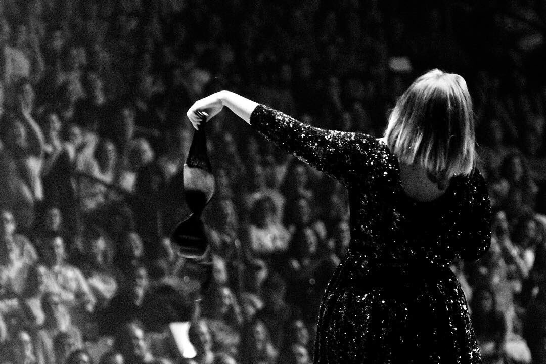 adelereacts's tweet image. “Adele shows now also include bra auctions.”