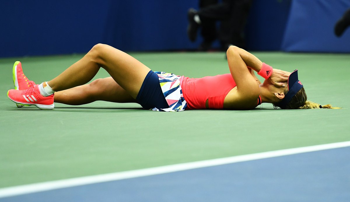 WTA's tweet image. Pure happiness. #USOpen