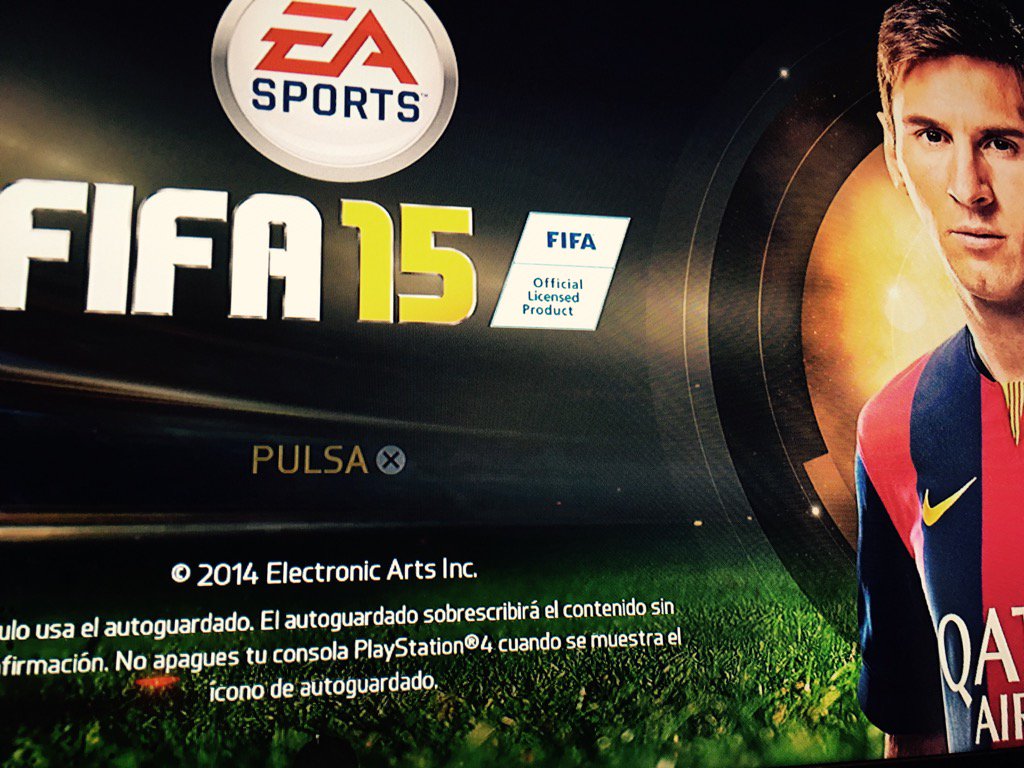 UnComunicador's tweet photo. Algún día deberé madurar... #Fifa2015 #Ps4 https://t.co/LA8b0rgCg4