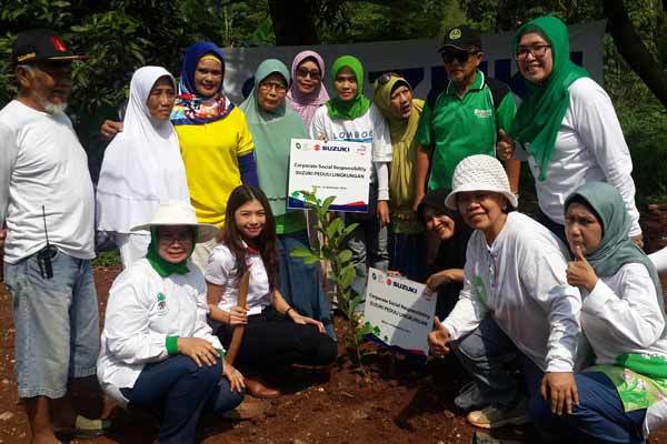 CSR Suzuki Peduli Lingkungan Tanam 851 Pohon | swagbanget suzuki