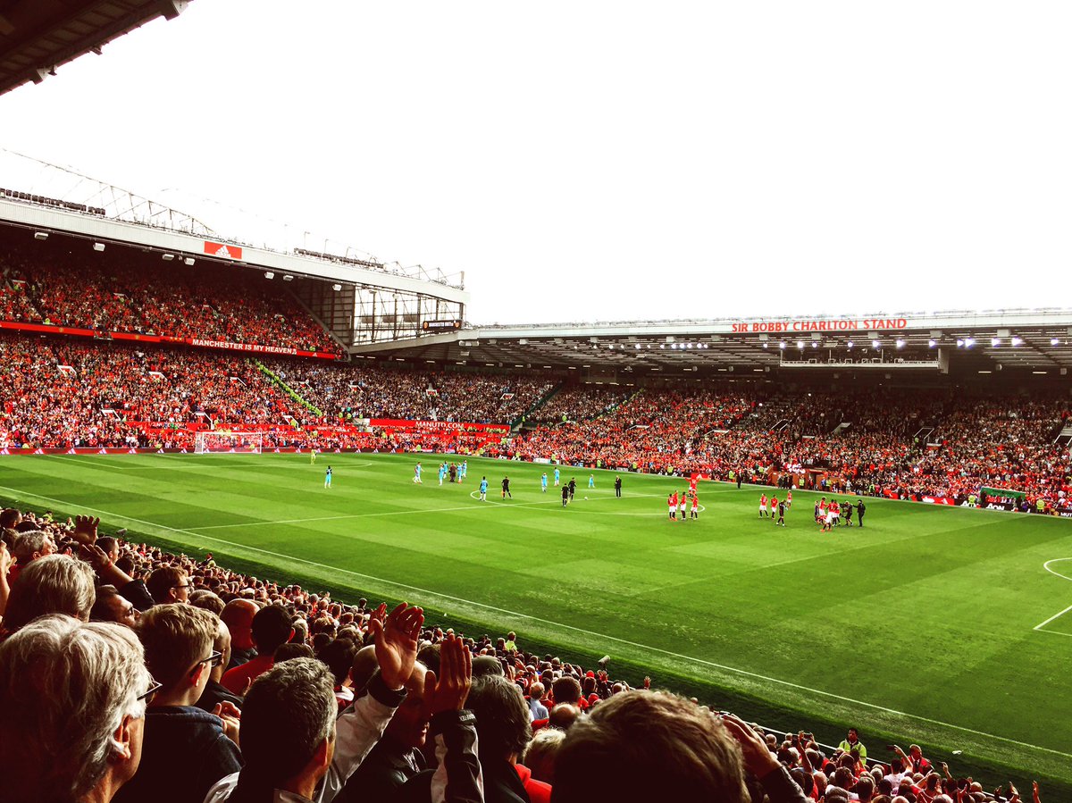 Great atmosphere today! Manchester will always be red #manchesterunited #derby #football #fulltimedevils