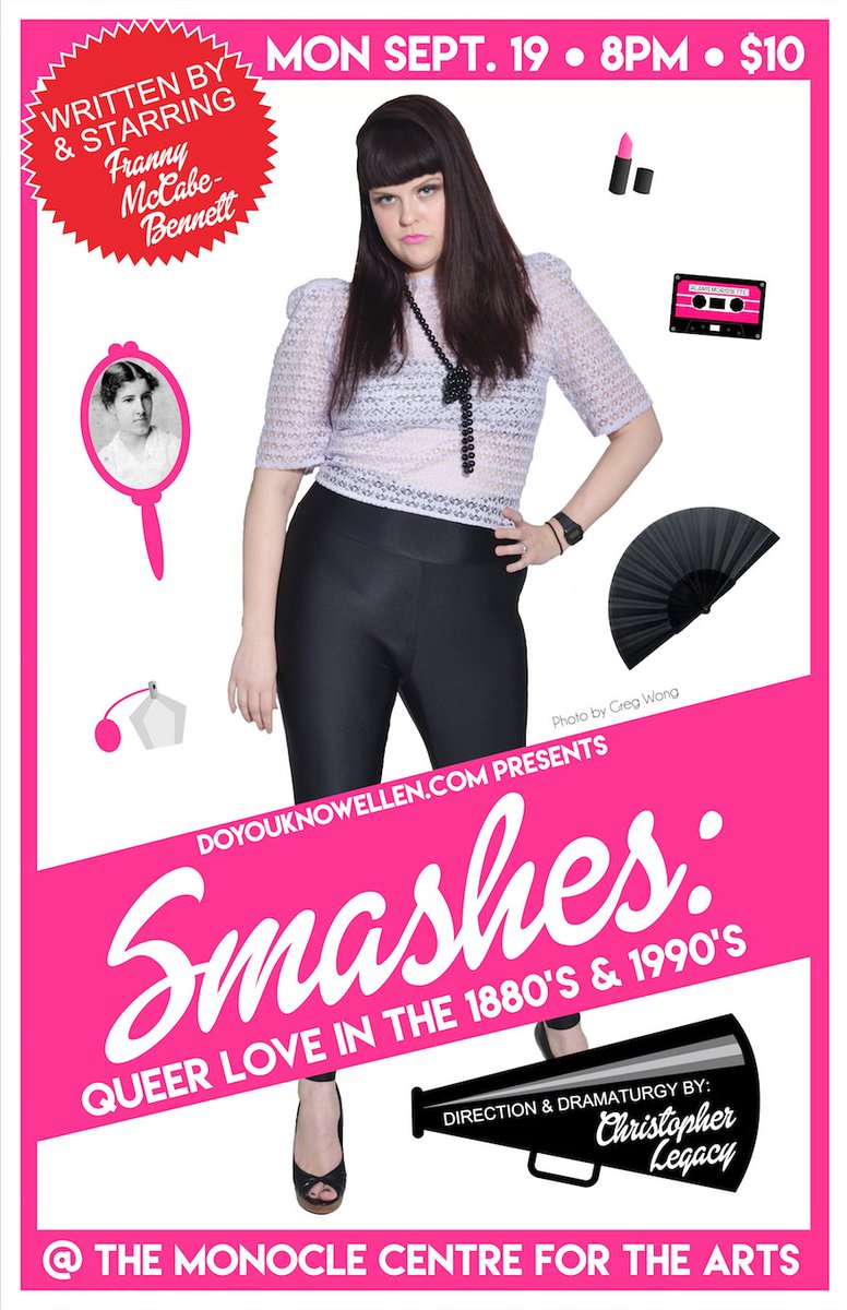 DoYouKnowEllen's tweet photo. New and improved poster for #SMASHESplay @Franny_McB https://t.co/yc96fhuhRB