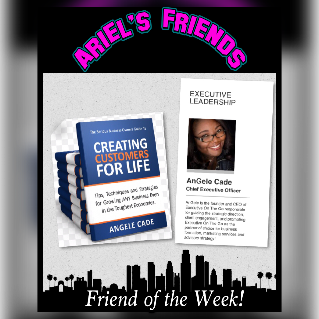 arielsfriend's tweet photo. Creating Customers For Life #friendoftheweek  #businessconsultant #AnGeleCade #ArielsFriends https://t.co/KaPpAnfpzI https://t.co/KJAEplTz7X