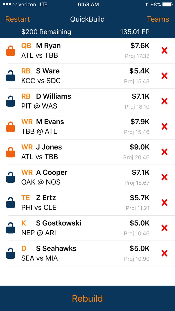1idgofr's tweet photo. @RotoGrinders #RGQuickBuild I saved the Ryan Julio Evans stack because I expect too many people are fading this game https://t.co/hZzG0wpxMN