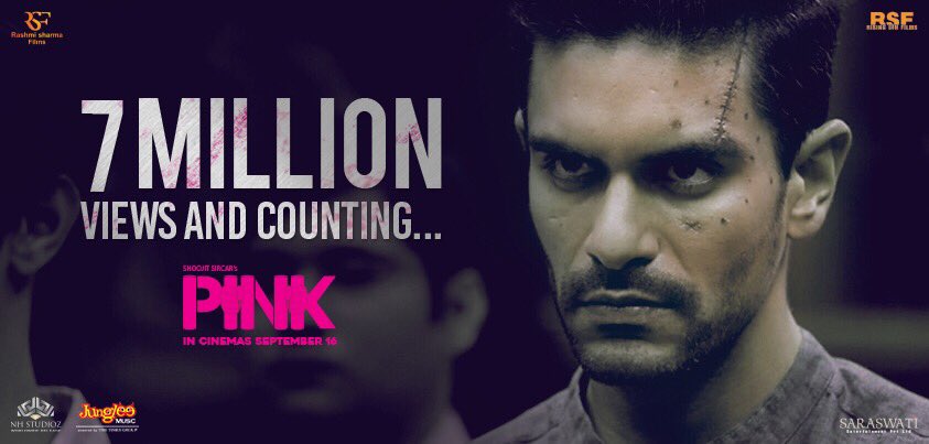 TheFilmPink's tweet photo. ICYMI: The #PinkTrailer crosses 7 Million Views! 💓💓💓
https://t.co/RvsjRdgB5t https://t.co/QHPi5Osgwa
