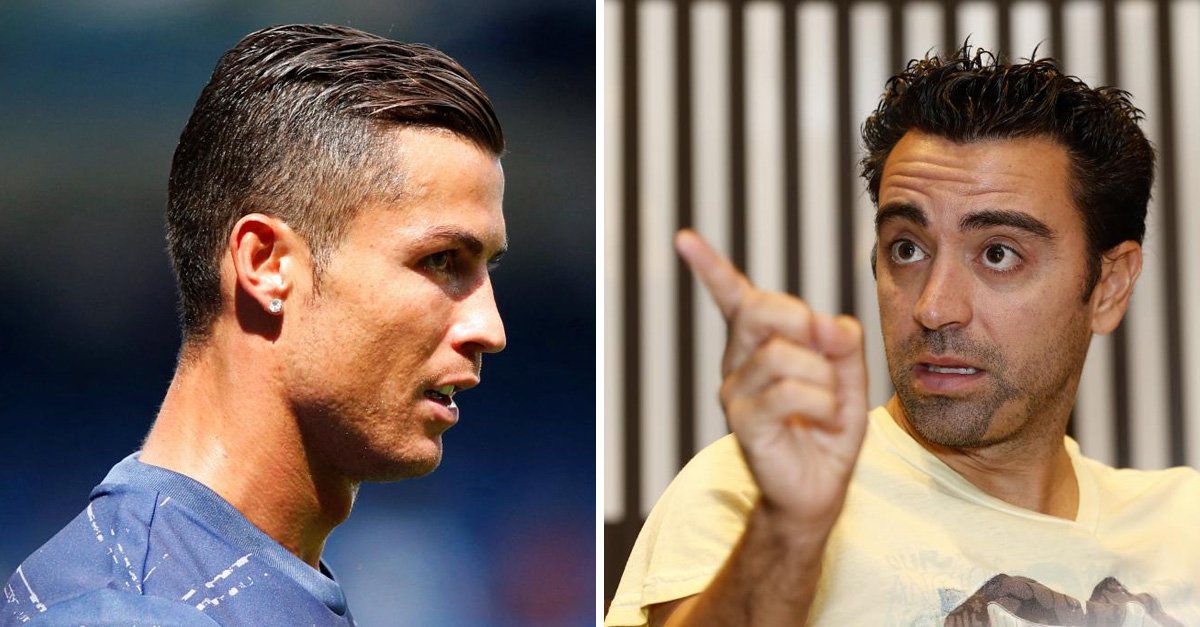 marca's tweet photo. #LoMásViral | "Xavi tiene más Mundiales, Eurocopas, Ligas y Champions que tú, amigo CR7" ▶ https://t.co/ibyiYXvlWQ https://t.co/iVUAewYTq5