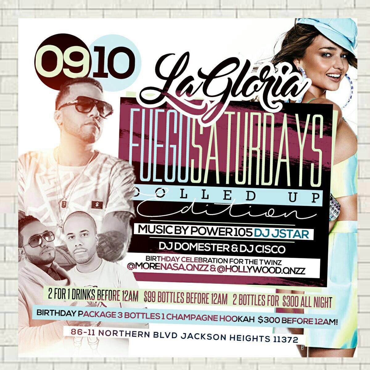 Fredd2Much's tweet image. Tonight #lagloria 8611 Northern Blvd.