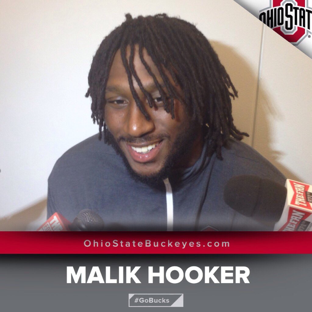 OhioStAthletics's tweet photo. 🏈🗣Hooker on 3 INT in 2 gms: When you execute the fundamentals and techniques, good things happen. #GoBucks https://t.co/pfeHPfbfNm