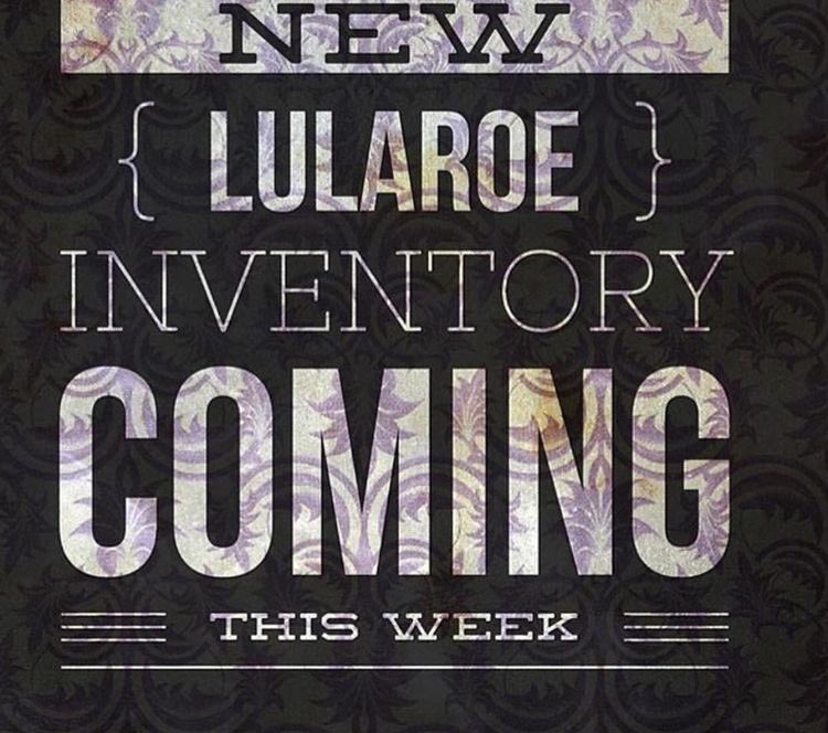 lularoe_serena's tweet image. #Lularoe inventory coming this week! #Monday and#Tuesday! Pop-up for my #VIP group Sunday!