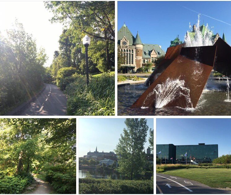 Just getting to post my morning in Quebec City #RunTagIt #3milerun
