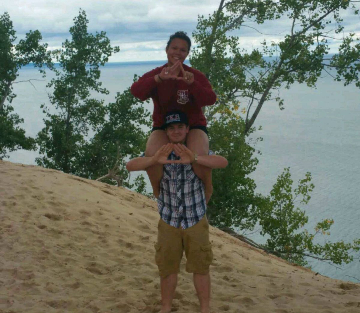 Frater Steffon and Deepher Haley took a trip Up North to close out the Summer!