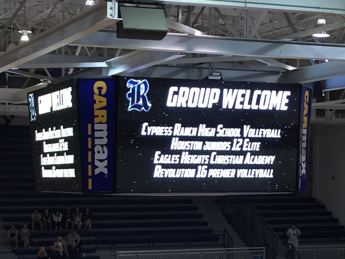 The program at the Rice vs. USC game! <a href="/RiceVolleyball/">Rice Volleyball</a> #letsgo #alwayslearning