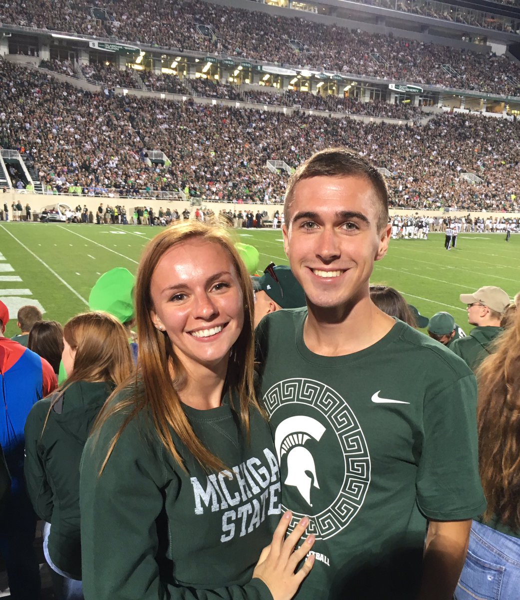 TylerJBurkhardt's tweet photo. Two years, too fun. @emilyharper64 https://t.co/faz1ansybc