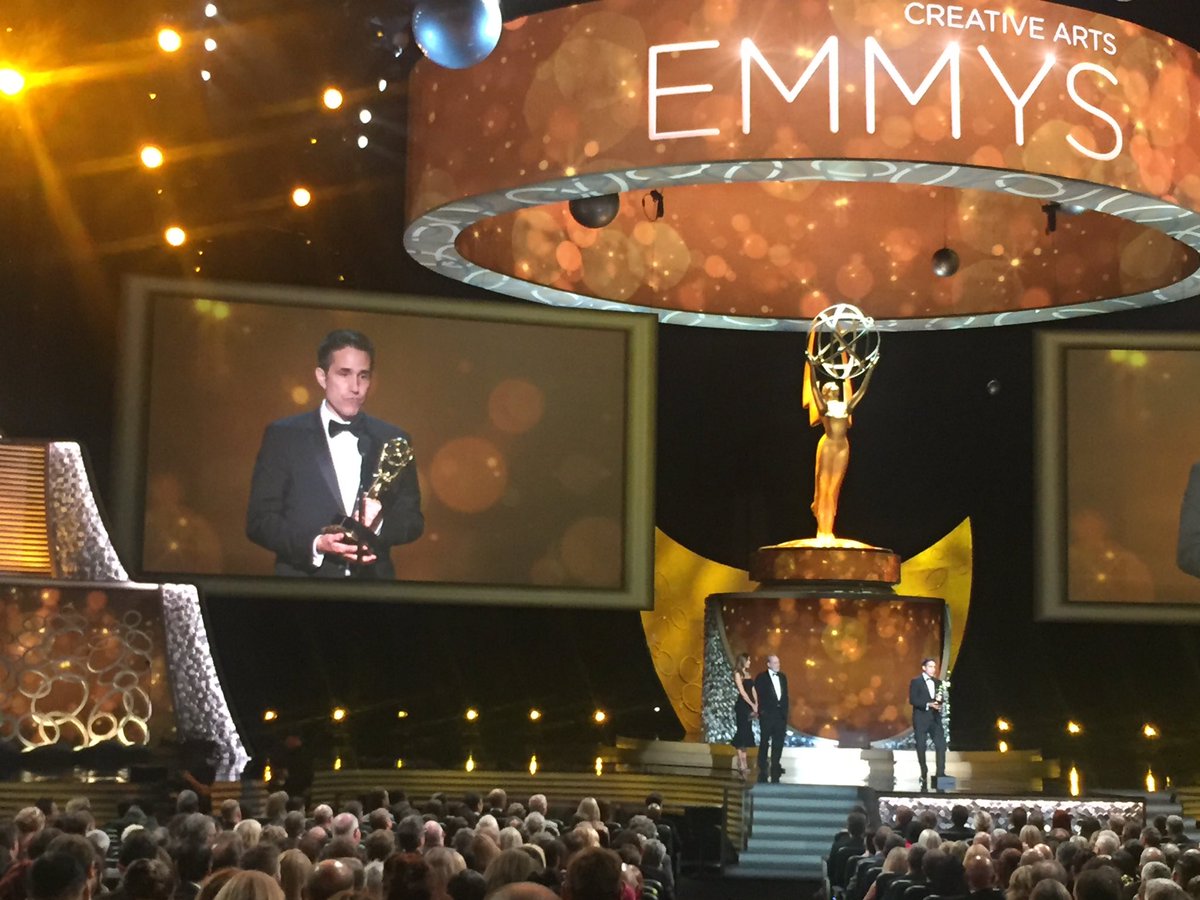 bmi's tweet photo. The Emmys #Emmys2016 keep coming. Congrats to Mac Quayle @macquayle Outstanding Music Composition Mr. Robot #MrRobot https://t.co/iwYeXGZiSe