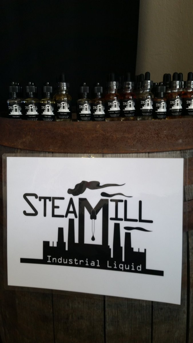 steamilleliquid's tweet photo. Our new display @PlayersVapeLou store! Go check it out if you are in Waynesville! #vapefam #steamill #waynesville https://t.co/RVIF5R9qJr