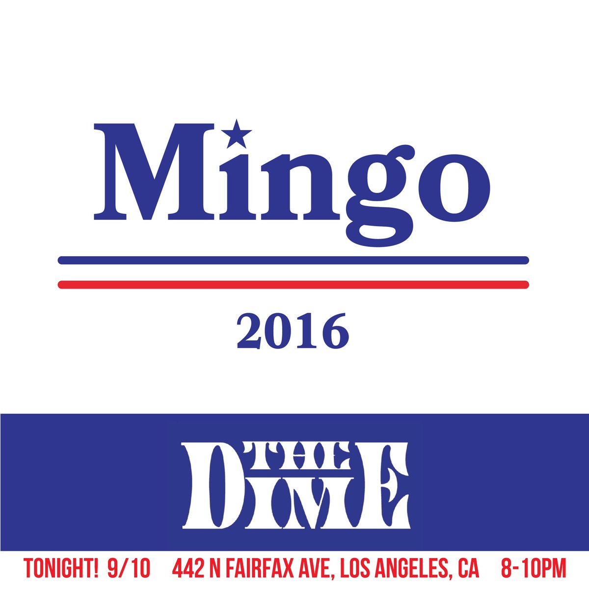 marsartist's tweet photo. Tonight! Dj MingoInTheDance at the Dime. Ya heard?! Come on out! #thedimela #hiphop #fairfax #realdjs https://t.co/mEjsWptmVM