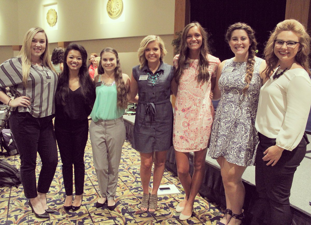 IndStatePA's tweet image. Exec here! "We are proud of all of the women who came through this week. Thank you Rho Gammas for all of your help!"