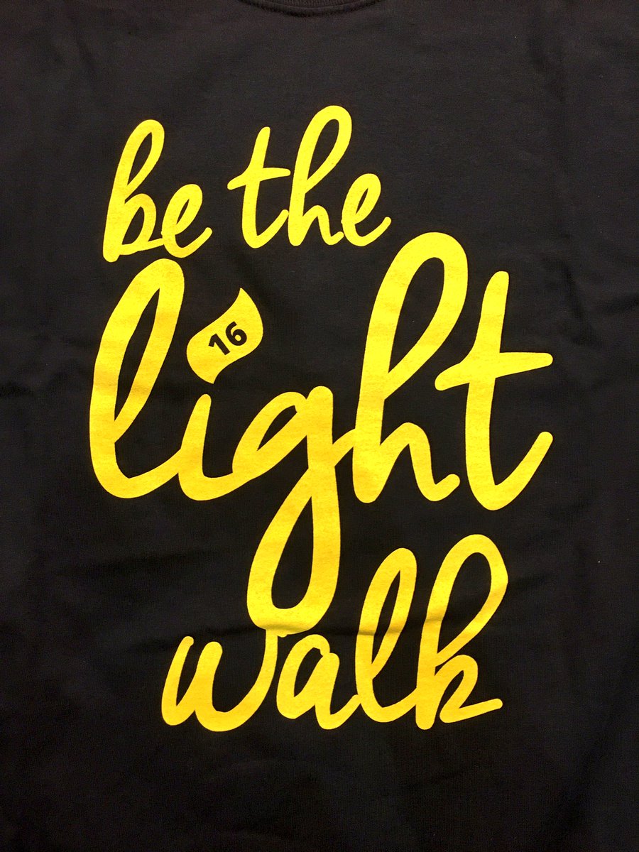 GBJimSchmitt's tweet photo. Thankful that our community can come together to raise awareness for suicide prevention #BeTheLightWalk π― https://t.co/PfWrzEfThG