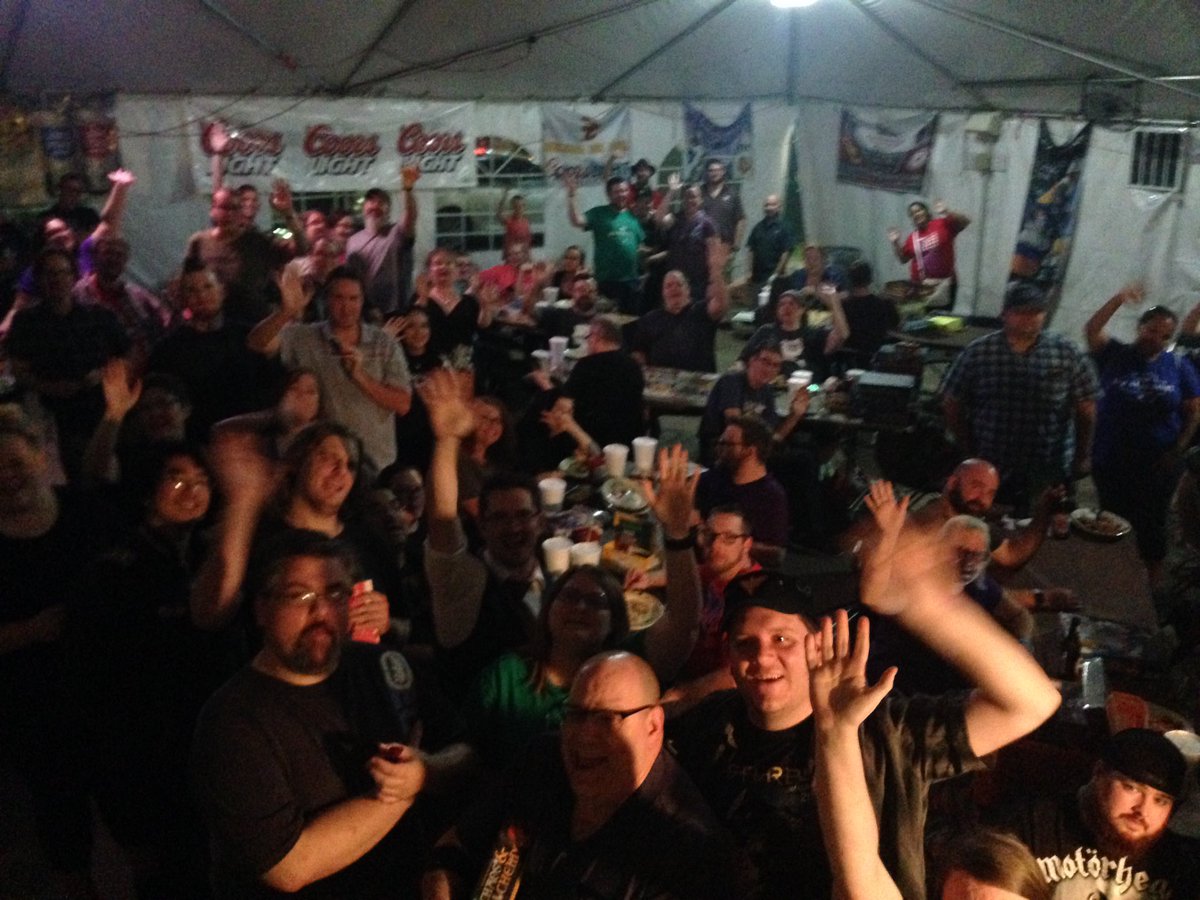 DFWNerdNight's tweet photo. We've got a whole bunch of extra space at Nerd Night now and it's great - 4th bday party in full swing! https://t.co/gi6q9hHqDn
