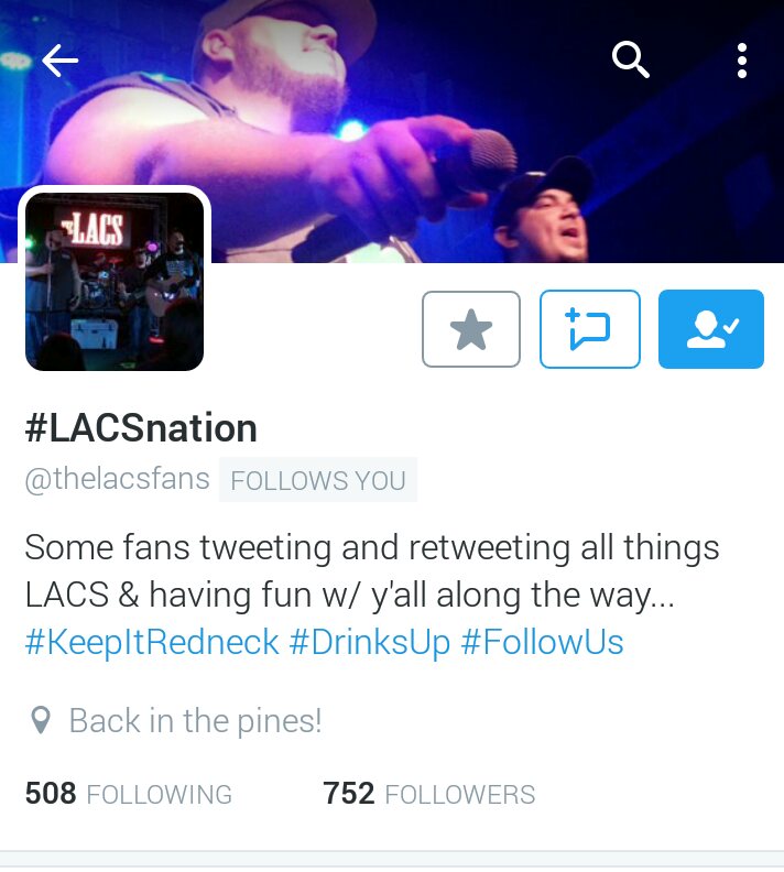 redneckmusicrm's tweet photo. Like The Lacs There's A Fan Page #LACSnation Follow Them @thelacsfans
#redneckmusicrm #KeepItRedneck https://t.co/Wn9hYUsPJz