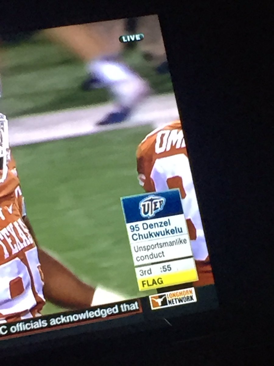 blake_greener's tweet photo. My man @Denz_OTF got a shout out! Too bad they doing him wrong, they ain't even on defense!! #UTvsUTEP https://t.co/9kI7mc29CN