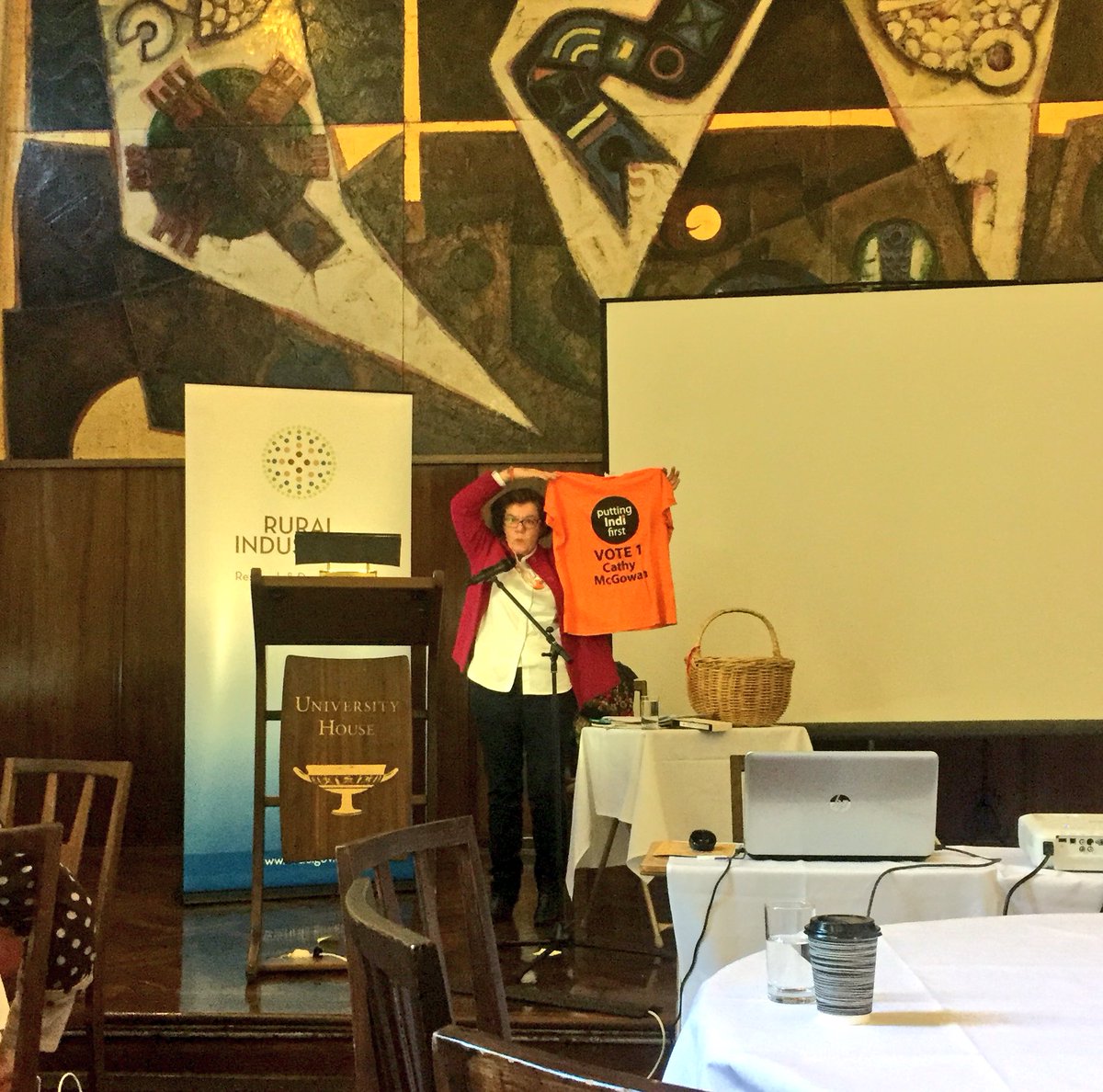 ley_monica's tweet image. "Not an optional extra that you take a leadership role" Cathy McGowan my local member @Indigocathy #AWiAconf