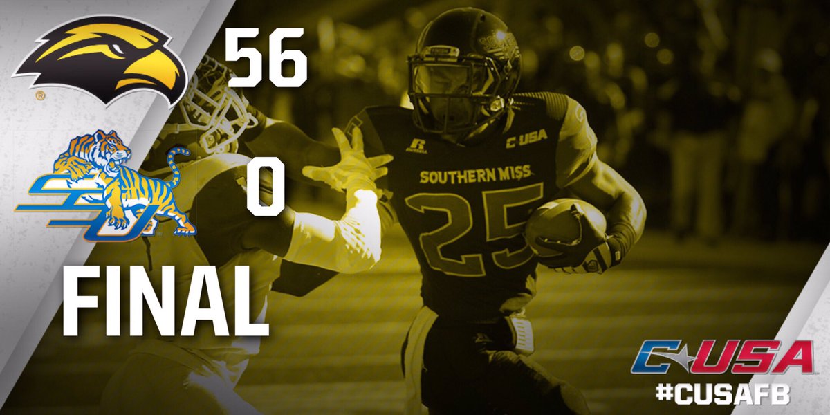 ConferenceUSA's tweet photo. .@SouthernMissFB: 6️⃣1️⃣5️⃣ yards
Savannah State: 4️⃣1️⃣ yards

🚨 A new @CUSAFB yards allowed record! (Prev: 53 yds) https://t.co/oAZqYiMZA2